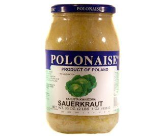 Polonaise Sauerkraut (936g/ 2lbs)  Vegetable Relishes  Grocery & Gourmet Food