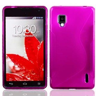 LG Eclipse 4G LTE / LS970 TPU Pro Case   2 Tone Frosted / Cl Purple Cell Phones & Accessories