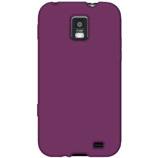 Amzer AMZ93253 Silicone Jelly Skin Case Cover for Samsung Focus S SGH I937   Retail Packaging   Purple Cell Phones & Accessories
