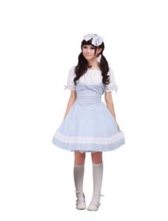 Cotton Blue And White Shepherd Check School Lolita Dress