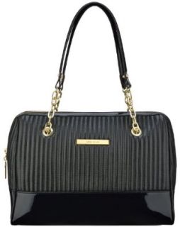 Anne Klein Change The Channe Duffle Medium Top Handle Bag, Black, One Size Top Handle Handbags Shoes