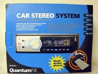 Quantum FX 973U / CD/ Input/ USB/ SD/ AM/ FM Car Receiver Automotive