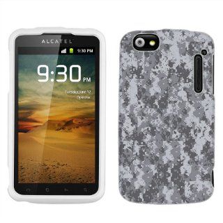 Alcatel One Touch 960c Digital Camo Grey Phone Case Cover Cell Phones & Accessories