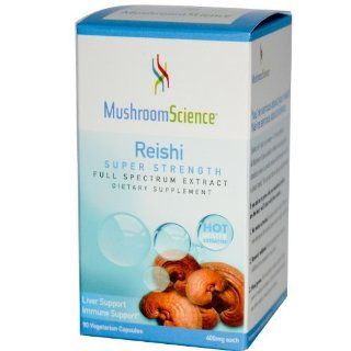Mushroom Science, Reishi, Super Strength, 400 mg, 90 Veggie Caps Health & Personal Care