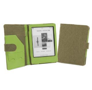 Cover Up Kobo Glo eReader Natural Hemp Cover Case With Auto Sleep / Wake Function (Book Style)   (Khaki Green) Computers & Accessories