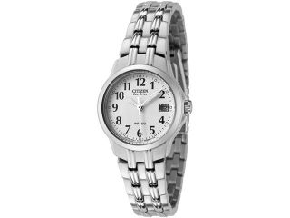 Citizen Women's Silhouette Eco Drive White Dial Stainless Steel