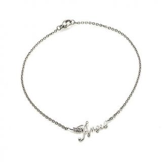 Michael Anthony Jewelry® Inspirational Stainless Steel Anklet