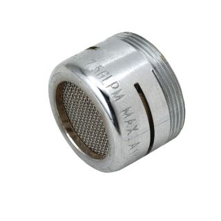 BrassCraft 15/16 in 27 Male Thread x 55/64 in 27 Female Thread Chrome Slotted Aerator Adapter