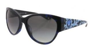 Versace VE4230 Sunglasses 987/11 Blue Havana (Gray Gradient Lens) 60mm Versace Clothing