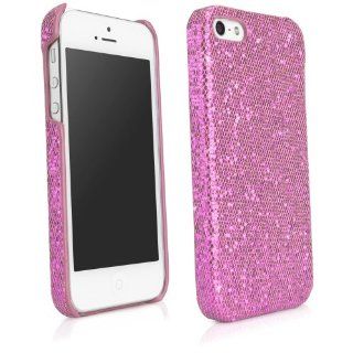 BoxWave Glamour & Glitz iPhone 5s / 5 Case   Pretty, Sparkly Glitter Case, Colorful Girly Sparkle Cover for Your Apple iPhone 5s / 5   Apple iPhone 5s / 5 Cases and Covers (Princess Pink) Cell Phones & Accessories