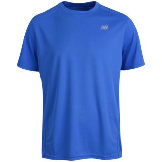 New Balance Mens Go 2 T Shirt   Vision Blue      Sports & Leisure