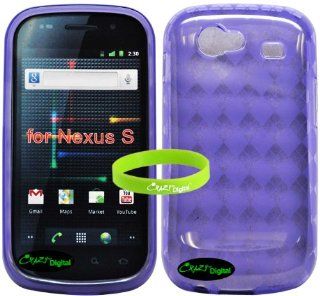 Premium Purple TPU Skin Case for Samsung Google Nexus S i920. CrazyOnDigital Brand Package Cell Phones & Accessories