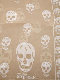 Alexander Mcqueen Skull Print Scarf