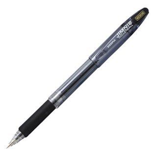 Zebra Pen Jimnie Gel Stick Roller Ball Pen, Black Ink, Medium, 0.70mm, 12 per Pack (44110)  Rollerball Pens 