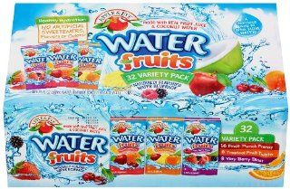 Apple & Eve Water Fruits Variety Pack, 32 Count, 6.75 Oz Boxes  Fruit Juices  Grocery & Gourmet Food