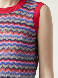 Junya Watanabe Zigzag Pattern Knit Dress