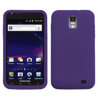 Soft Silicone Skin Case(Dr Purple) For SAMSUNG i727(Galaxy S II Skyrocket) AT&T Cell Phones & Accessories