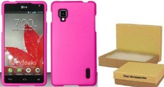 TRENDE   LG Optimus G (LS970) Case Pink Hard Snap on Cover (Sprint) + Free Texi Gift Box Cell Phones & Accessories