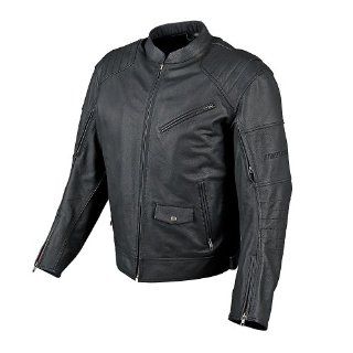 STREET & STEEL V 74 Leather Motorcycle Jacket   3XL, Black Automotive