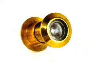 Extra Large Brass Door Viewer Peephole   Wide 200 Degree Fish Eye View   Taiwan    