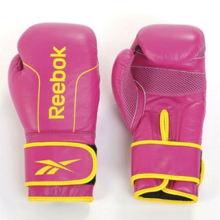 Reebok Leather Boxing Gloves   8oz Magenta      Sports & Leisure