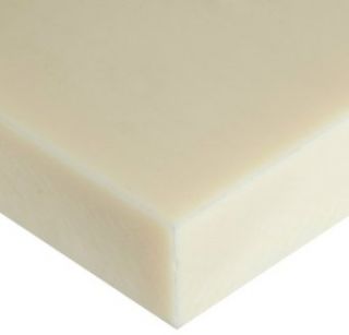 ABS (Acrylonitrile Butadiene Styrene) Sheet, Opaque Off White, Standard Tolerance, ASTM D4673, 1/2" Thickness, 12" Width, 12" Length Abs Plastic Raw Materials