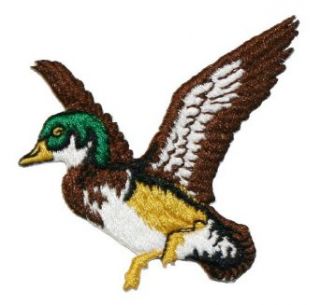Duck No Border Hunter Sport Hunting Outdoors Embroidered Iron On Patch Applique Vintage