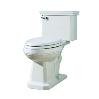 AquaSource Tristan White 1.28 GPF (4.85 LPF) 12 in Rough In WaterSense Elongated 2 Piece Comfort Height Toilet