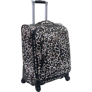 Nicole Miller NY Luggage 20 Camo Cheetah Expandable Spinner