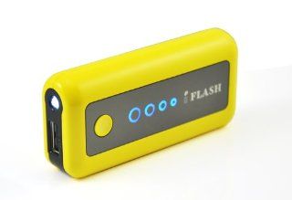 iFlash 5600mAh External Battery (AC Adapter Charger Included) Support iPad 1 / 2 / 3, iPhone 5 / 4S / 4, Google Android Phones, HTC EVO, LG, Samsung Galaxy S II III Note, BlackBerry Moblie Phones    (Yellow Color, Retail Package)  Camera Power Adapters  