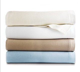 Hudson Park Collection Micro cotton Blanket King(white)   Bed Blankets