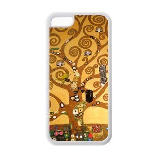 Famous oil painter Gustav Klimt the tree of life TPU case for Iphone 5c Cell Phones & Accessories