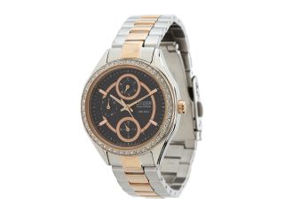 Citizen Watches FD1066 59H Drive From Citizen Eco Drive POV 2.0 Two Tone Swarovski Crystal Watch Rose Gold Two Tone Stainless Steel