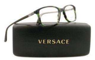 Versace VE3163 Eyeglasses 992 Striped Brown/Honey/Blue 54mm Versace Clothing
