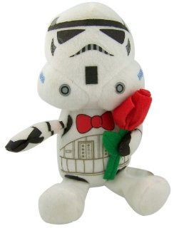 Date Night Stormtrooper with Bowtie Holding Rose Star Wars Movie Character Plush Toy Toys & Games