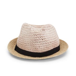 French Connection Womens Sandy Straw Hat   Natural/Blush      Womens Accessories