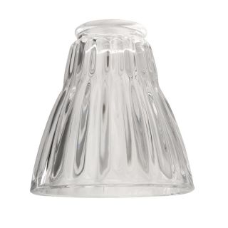 Harbor Breeze 4 1/4 in Clear Crystal Vanity Light Glass