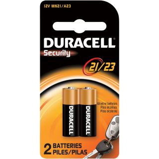 Duracell Alkaline 12V 21/23 Security Batteries — 2-Pack, Model# MN212B2PK09  Alkaline Batteries