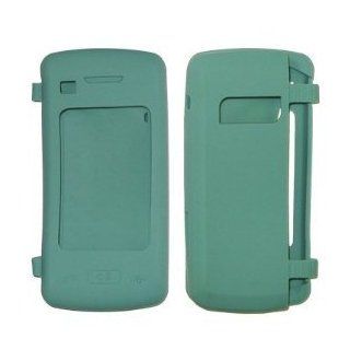 Stealth Green Silicone Cover Soft Case Cover for Verizon Wireless LG ENV TOUCH (VX 11000) Phone   Non Retail Packaging Cell Phones & Accessories
