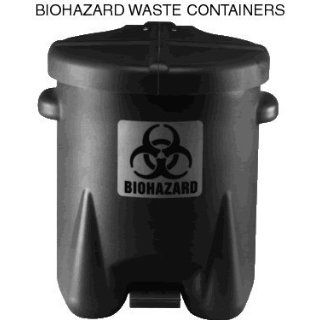 Biohazard waste containers (6 gal  Science Lab Biohazard Waste Containers