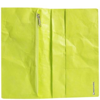 Paper Wallet Womens Solid Neon Clutch   Yellow      Womens Accessories