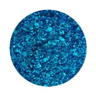 JORDANA Glitter Specialty Nail Polish   Blue Bash Health & Personal Care