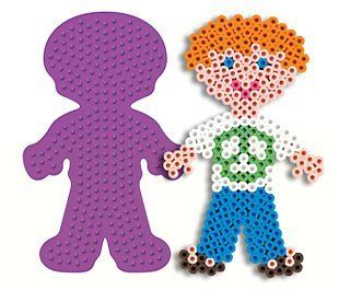 Boy Pegboard Large Style for Perler Fuse Beads Toys & Games