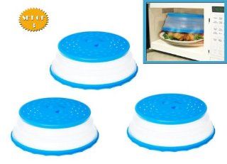 10 1/2" COLLAPSIBLE MICROWAVE PLATE COVER SPLATTER SHIELD (SET OF 3) Kitchen & Dining