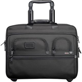 Tumi Alpha Deluxe Wheeled Brief with Laptop Case