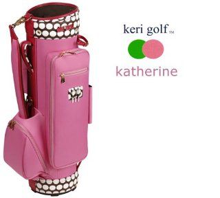 Keri Golf Katherine Cart Bag (Matching Tote BagSold Out   Polka Dotty Tote Bag, Matching 4 Piece Headcover SetDo not include, Matching Y & Z HeadcoversInclude Azalea Y & Z Headcovers)  Golf Equipment  Sports & Outdoors