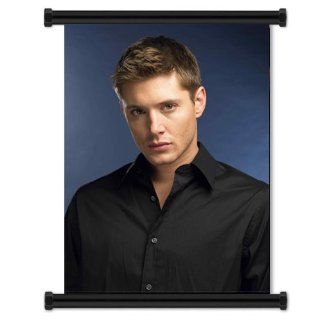 Jensen Ackles Hot Supernatural TV Show Star Fabric Wall Scroll Poster (16"x21") Inches  Prints  