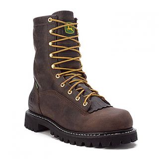 John Deere 9 Inch WP NST Lace To Toe Logger  Men's   Brown