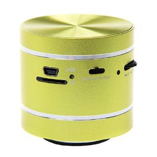 Green 360 degree Vibration Resonance Household Mini Music Speaker for  PC Phones iphone iPad iPod with Remote + FREE Excelvan Card Reader Computers & Accessories
