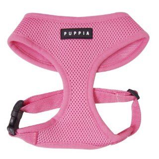 Puppia Soft Dog Harness, Pink, X Small  Pet Leashes 